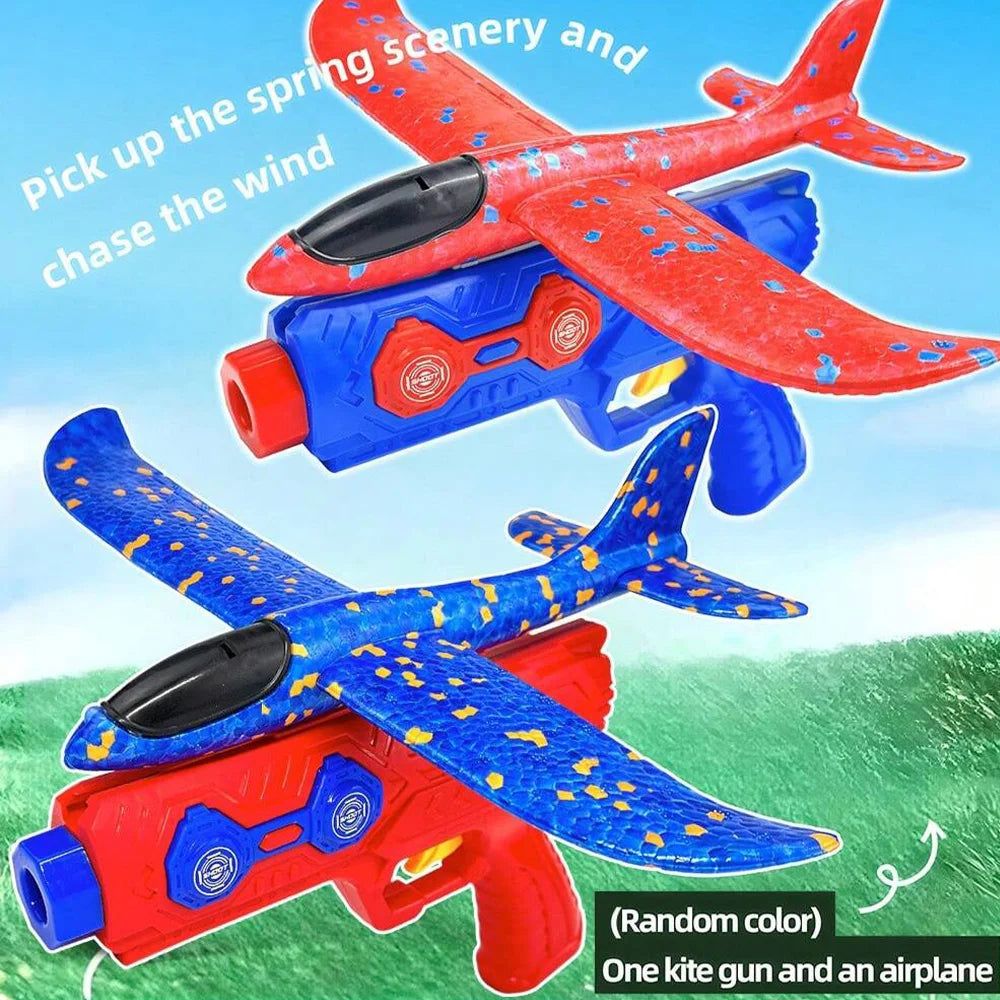 Kids' Catapult Planes, Foam Planes, Gliders, Parent-Child Outdoor Shooting Flying Toys (Separate Accessory Packs for Purchase)