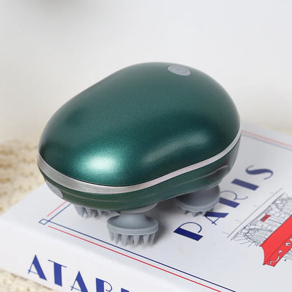 Scalp Massager with Adjustable Speed & Red Light Therapy